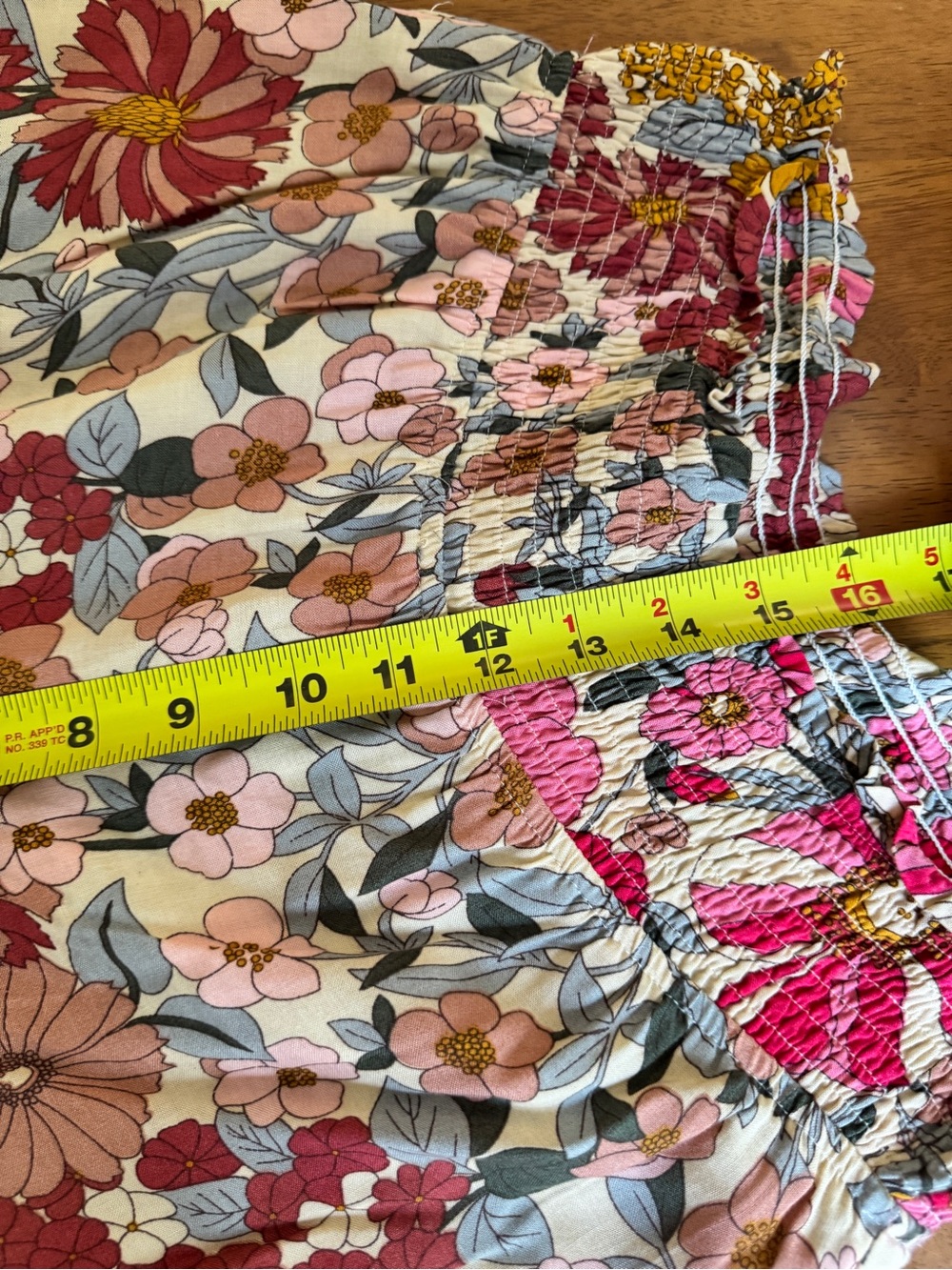 GiGiO Floral Wide Leg Festival Pants Groovy Boho Women’s Small pockets concert - Picture 9 of 9